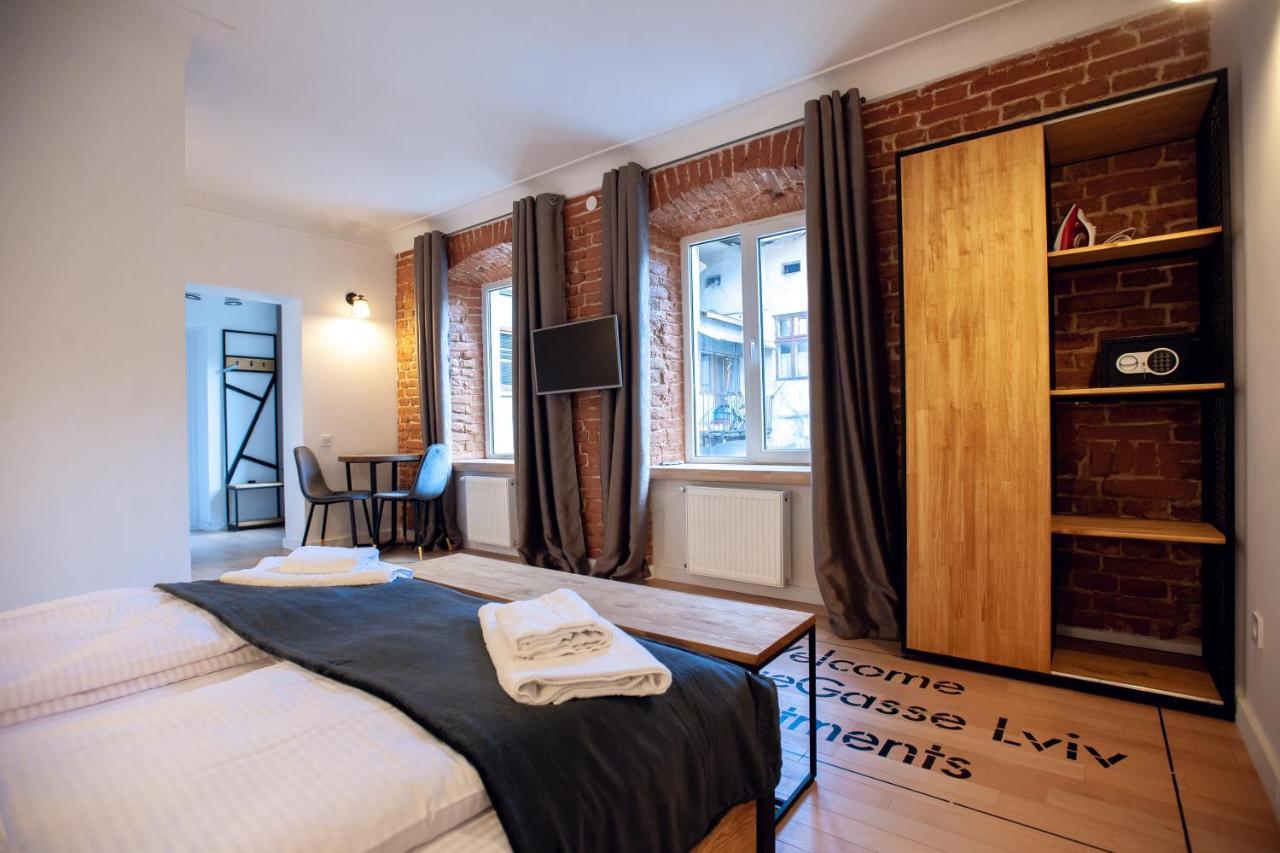 Neue Gasse Lviv Apartments Eksteriør bilde