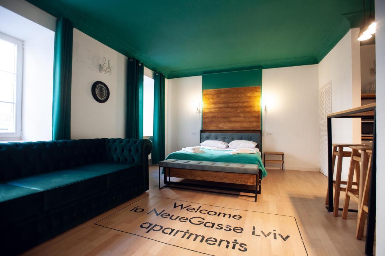 Neue Gasse Lviv Apartments Eksteriør bilde