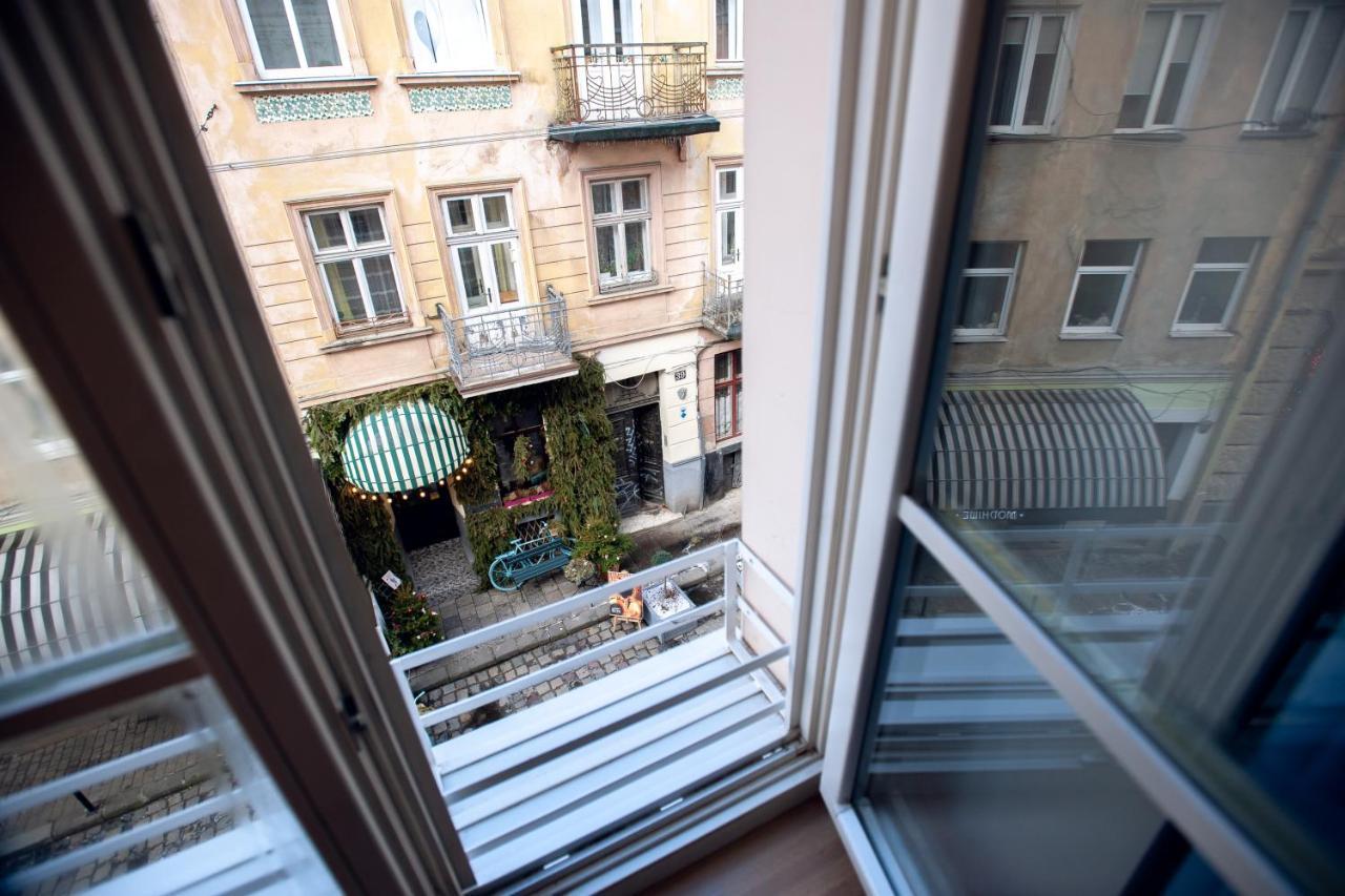 Neue Gasse Lviv Apartments Eksteriør bilde